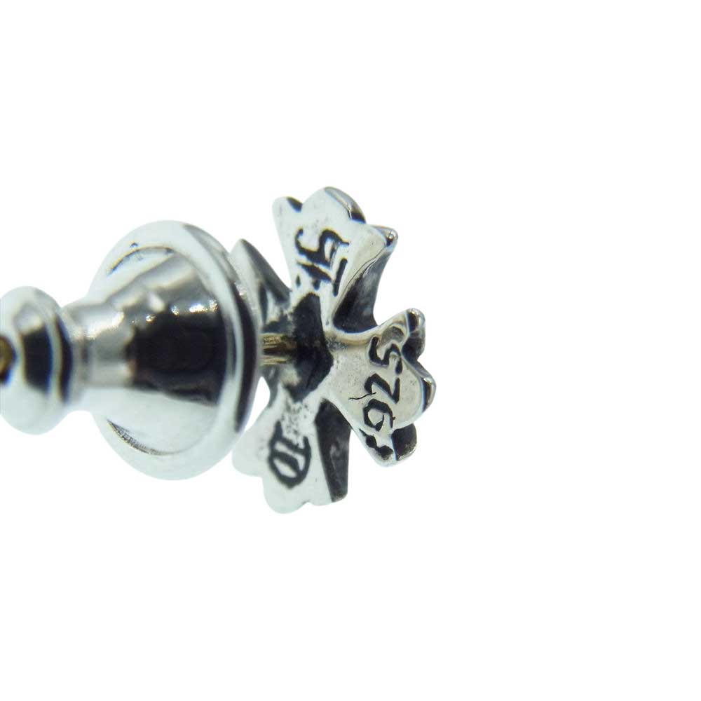 CHROME HEARTS クロムハーツ（原本無） No2 CHプラス スタッド ピアス シルバー系【中古】