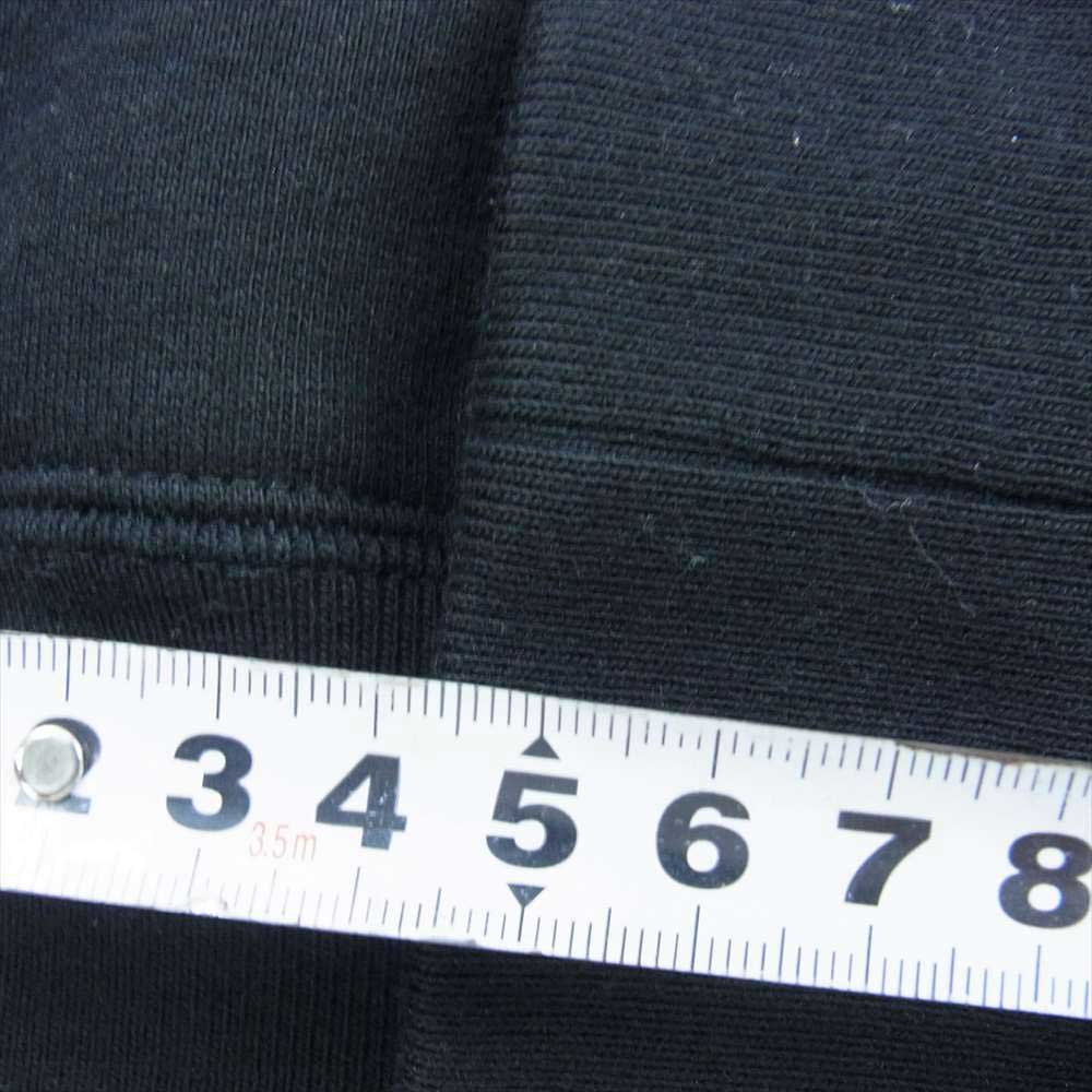 Supreme シュプリーム 21AW Contrast Hooded Sweatshirt コントラスト フード ロゴ パッチ プルオーバー フーデッド スウェット パーカー ブラック系 L【中古】