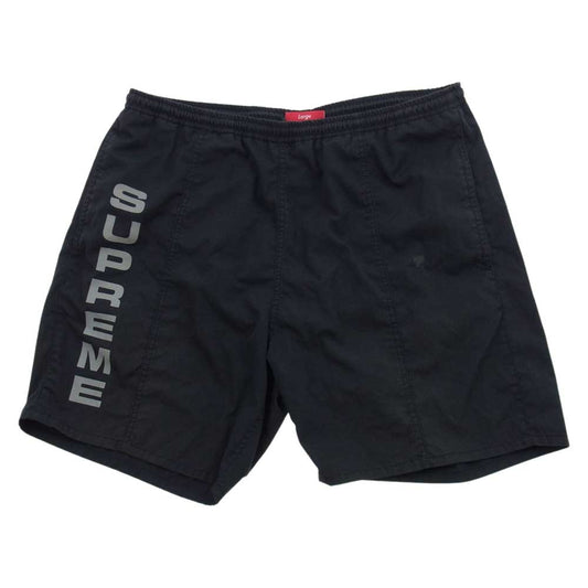 Supreme シュプリーム 15SS Reflective Logo Water Short リフレクティブ ロゴ ウォーター ショーツ ハーフ パンツ ブラック系 L【中古】