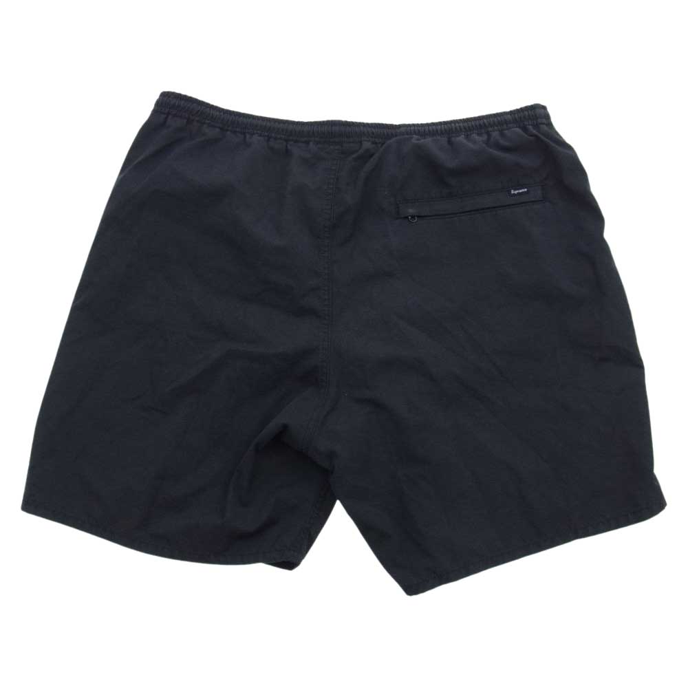 Supreme シュプリーム 15SS Reflective Logo Water Short リフレクティブ ロゴ ウォーター ショーツ ハーフ パンツ ブラック系 L【中古】