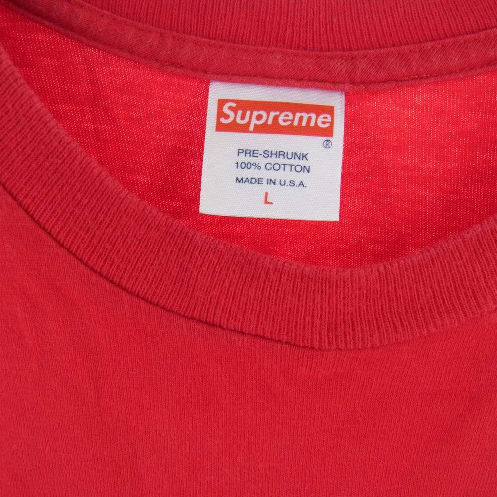 Supreme シュプリーム 18AW 18AW Madonna Tee マドンナ プリント Tシャツ レッド系 L【中古】