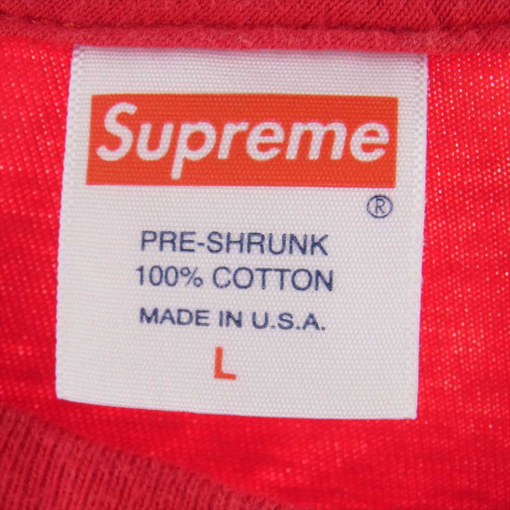 Supreme シュプリーム 18AW 18AW Madonna Tee マドンナ プリント Tシャツ レッド系 L【中古】