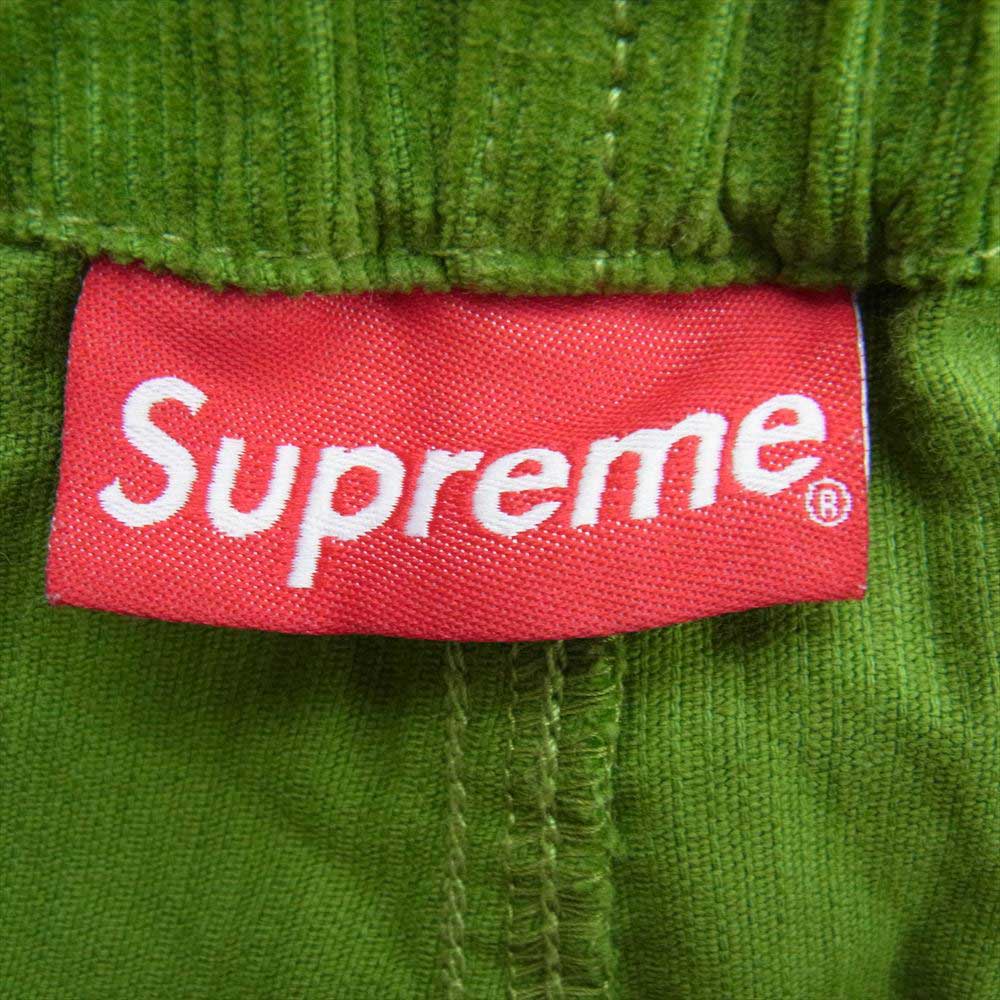 Supreme シュプリーム 19AW Corduroy Skate Pant コーデュロイ スケート イージー ジョガー パンツ グリーン系 M【中古】