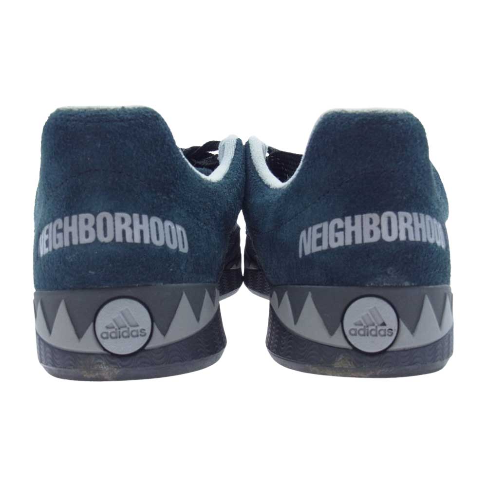 adidas アディダス HP6770 NEIGHBORHOOD ネイバーフッド ADIMATIC NBHD アディマティック スエード スニーカー ブラック系 グレー系 27.5cm【中古】