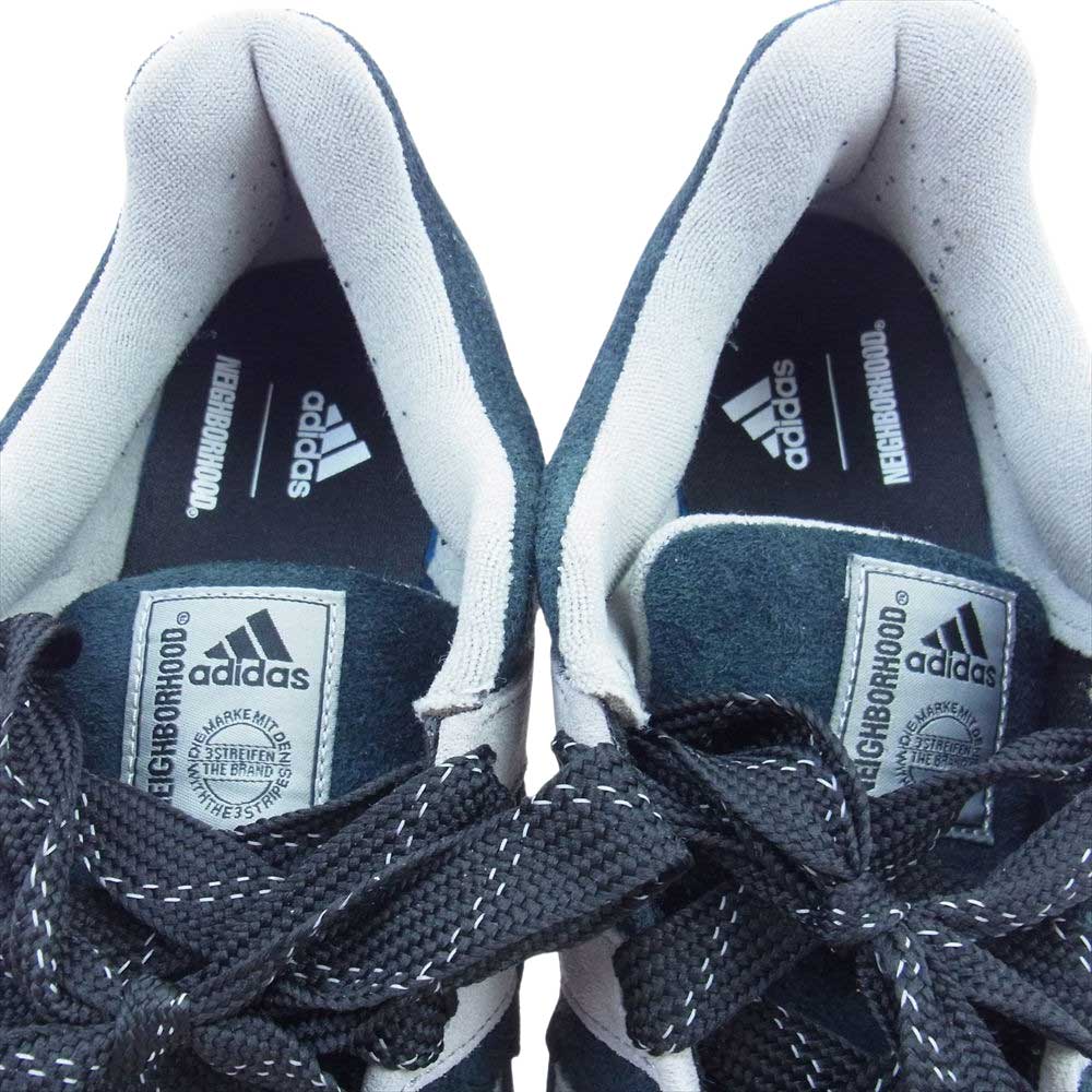 adidas アディダス HP6770 NEIGHBORHOOD ネイバーフッド ADIMATIC NBHD アディマティック スエード スニーカー ブラック系 グレー系 27.5cm【中古】