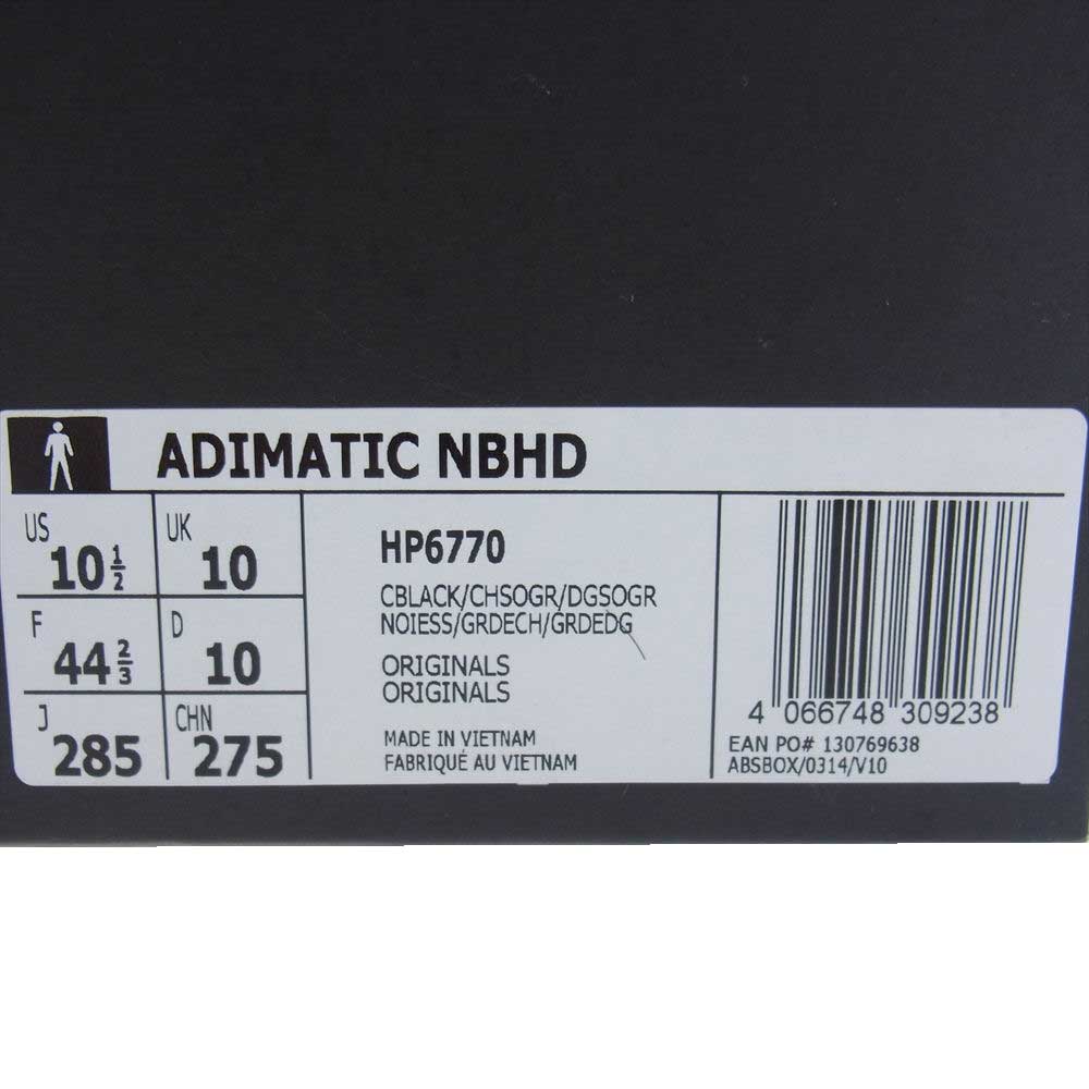 adidas アディダス HP6770 NEIGHBORHOOD ネイバーフッド ADIMATIC NBHD