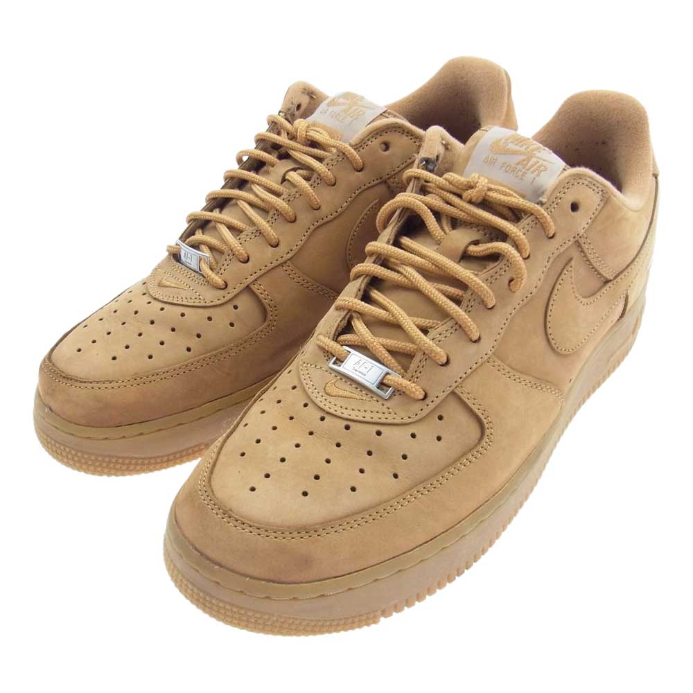 Supreme シュプリーム DN1555-200 × NIKE AIR FORCE 1 LOW W SP Wheat DN1555-200×ナイキ エア フォース ワン ロー フラックス ウィート ローカット スニーカー ブラウン系 28.5ｃｍ【中古】