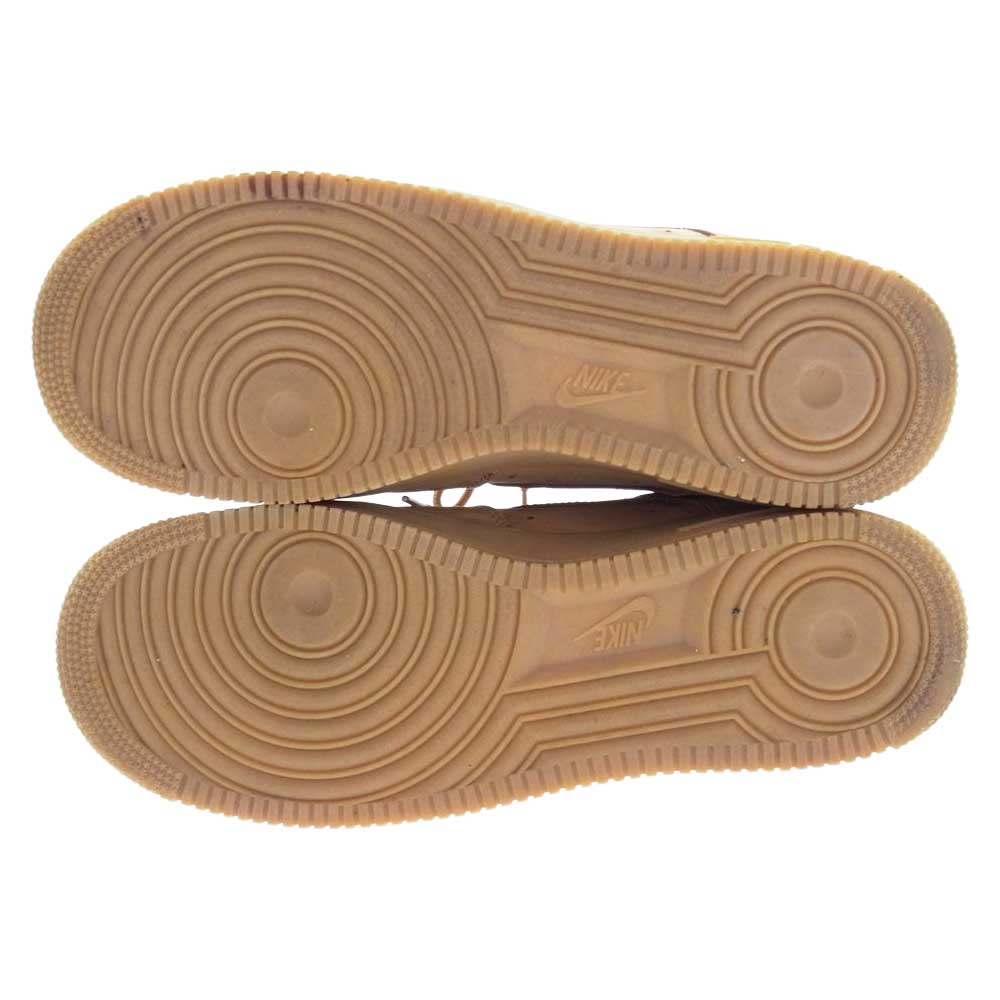 Supreme シュプリーム DN1555-200 × NIKE AIR FORCE 1 LOW W SP Wheat DN1555-200×ナイキ エア フォース ワン ロー フラックス ウィート ローカット スニーカー ブラウン系 28.5ｃｍ【中古】