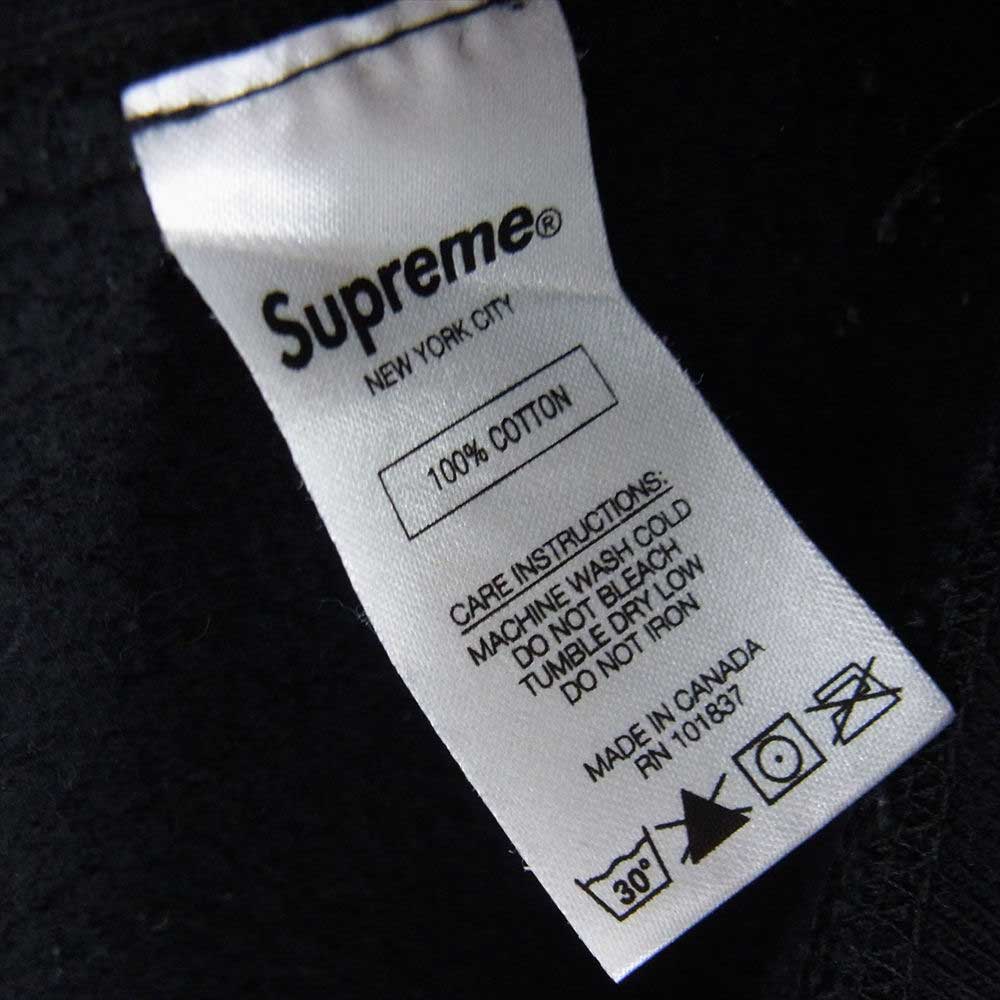 Supreme シュプリーム 17SS Comme des Garcons SHIRT Box Logo Hooded Sweatshirt コムデギャルソン シャツ ボックスロゴ フーデッド スウェット プルオーバー パーカー ブラック系 L【中古】