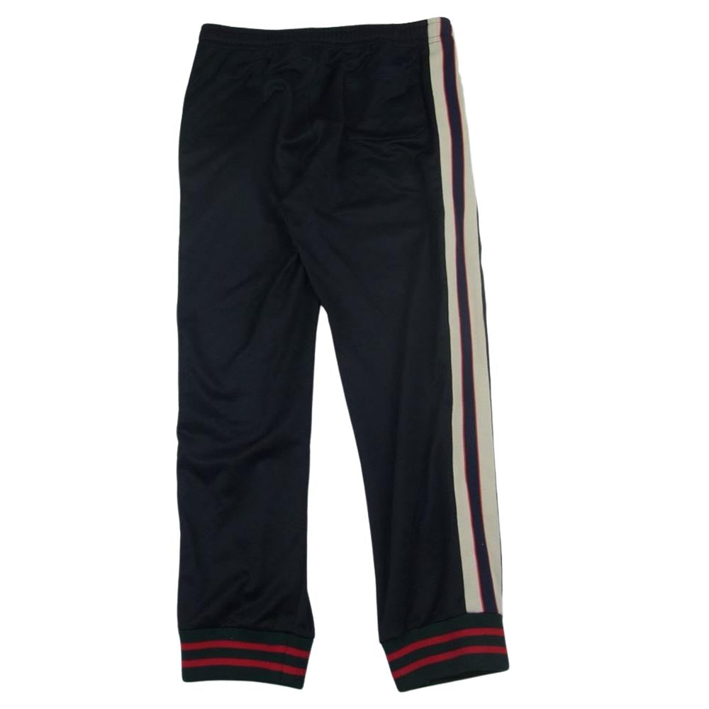 GUCCI グッチ テクニカル ジャージ ロゴ トラック パンツ ブラック系 M【中古】