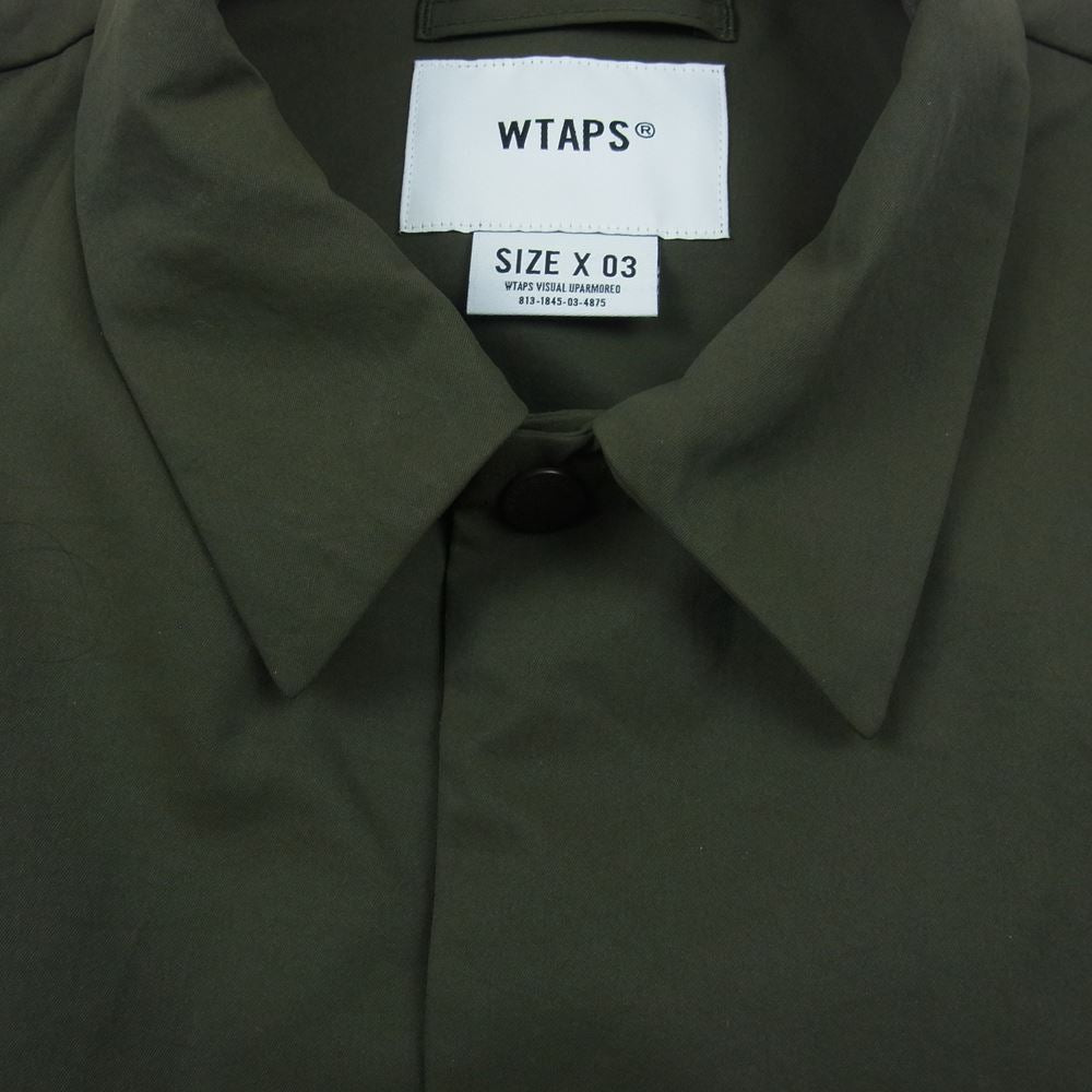 WTAPS ダブルタップス 23SS CHIEF JACKET OLIVE  カーキ系 3【極上美品】【中古】
