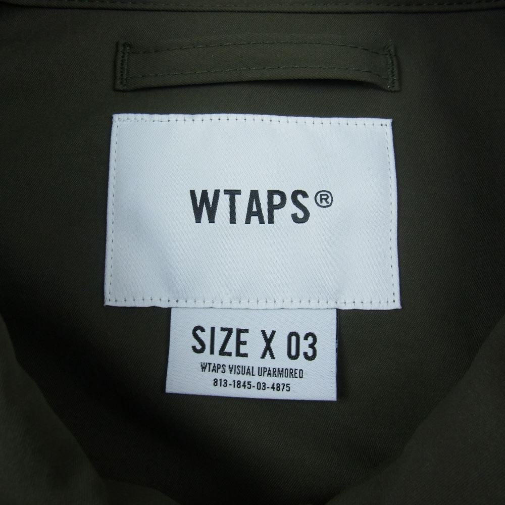 WTAPS ダブルタップス 23SS CHIEF JACKET OLIVE  カーキ系 3【極上美品】【中古】