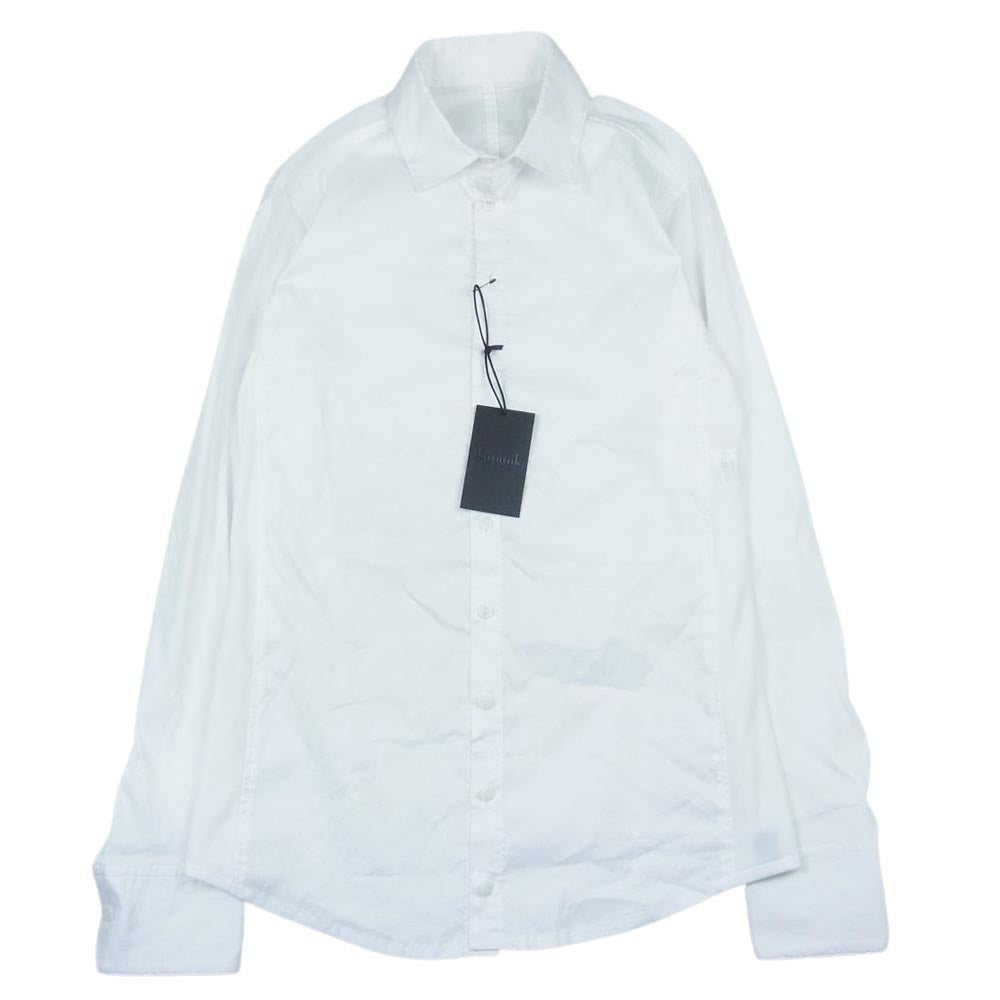 キリュウキリュウ 20AW KK-HB08-002 Broad Shirts ブロード 長袖 シャツ ホワイト系 L【中古】