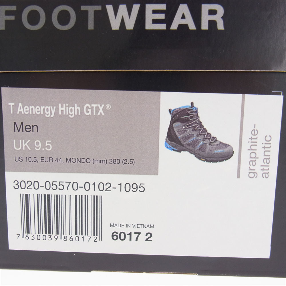 Mammut マムート 3020-05570 T Aenergy High GTX Tエナジーハイ ゴアテックス トレッキング ブーツ グレー系 ブルー系 UK9.5【中古】