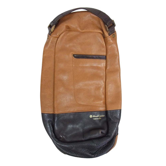 MASTERPIECE マスターピース 01642-C0 GLOSS ver.2 グロス レザー ショルダー バッグ ブラウン系【中古】