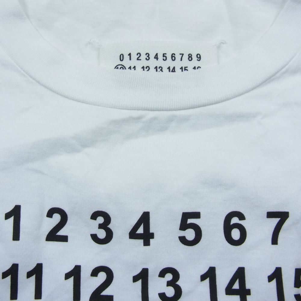 MAISON MARGIELA メゾンマルジェラ 20SS S50GC0601 S22816 オーバーサイズ Spliced ロゴ Tシャツ ブラック系 ホワイト系 48【中古】