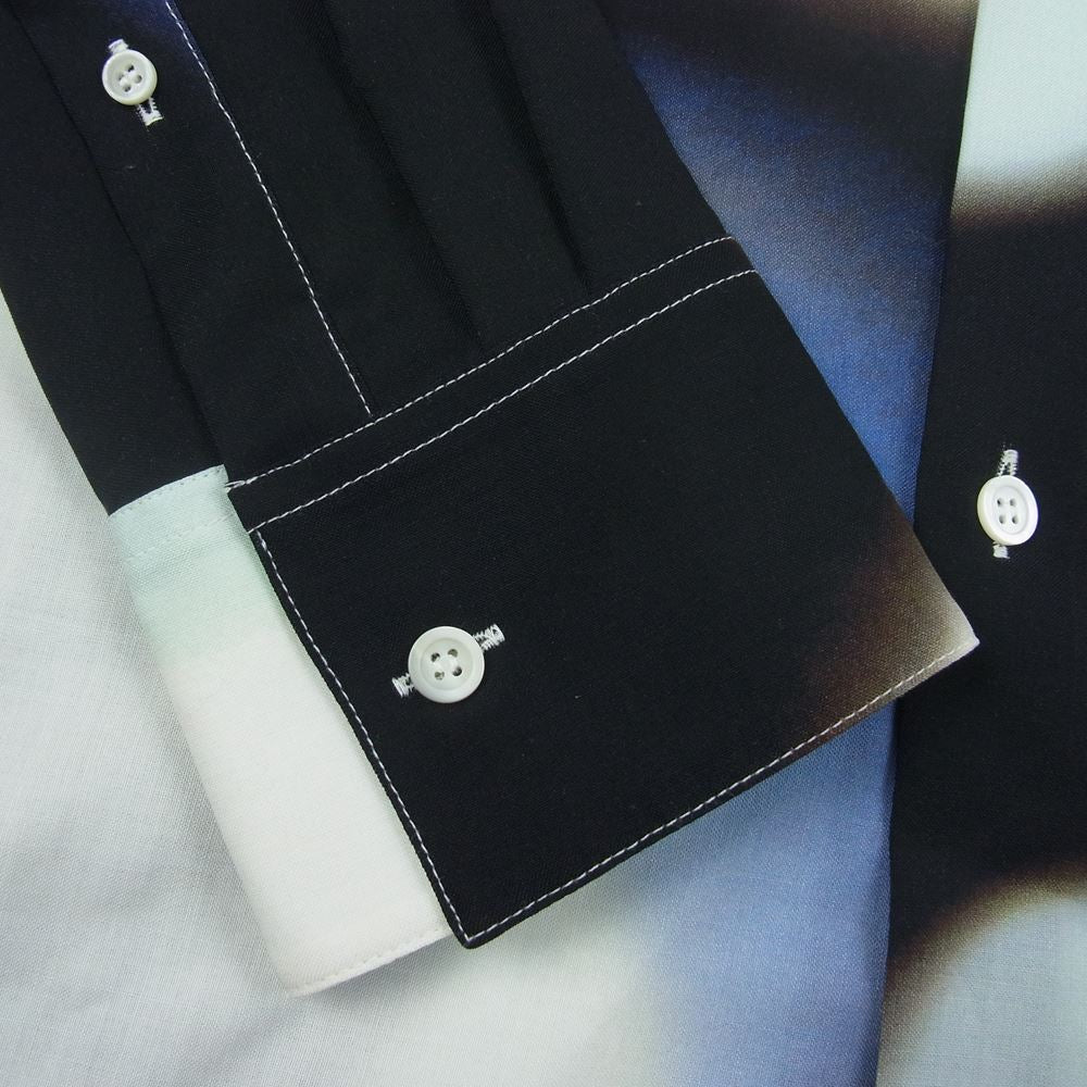 LOEWE ロエベ 22AW H526Y05WA0 アブストラクト シリコン プリント ウール シリコン メランジ 長袖 総柄 シャツ マルチカラー系 40【中古】