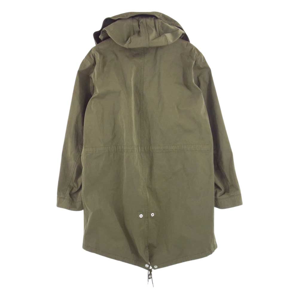 テンシー 13CTCUKO Parka 高密度 ナイロンベンタイルミリクロス モッズ パーカー フード コート モスグリーン系 48【中古】