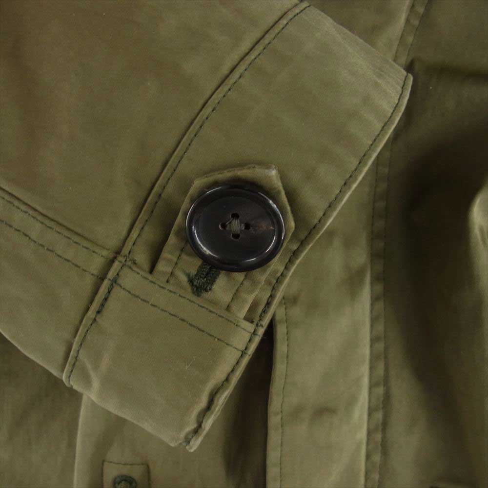 テンシー 13CTCUKO Parka 高密度 ナイロンベンタイルミリクロス モッズ パーカー フード コート モスグリーン系 48【中古】