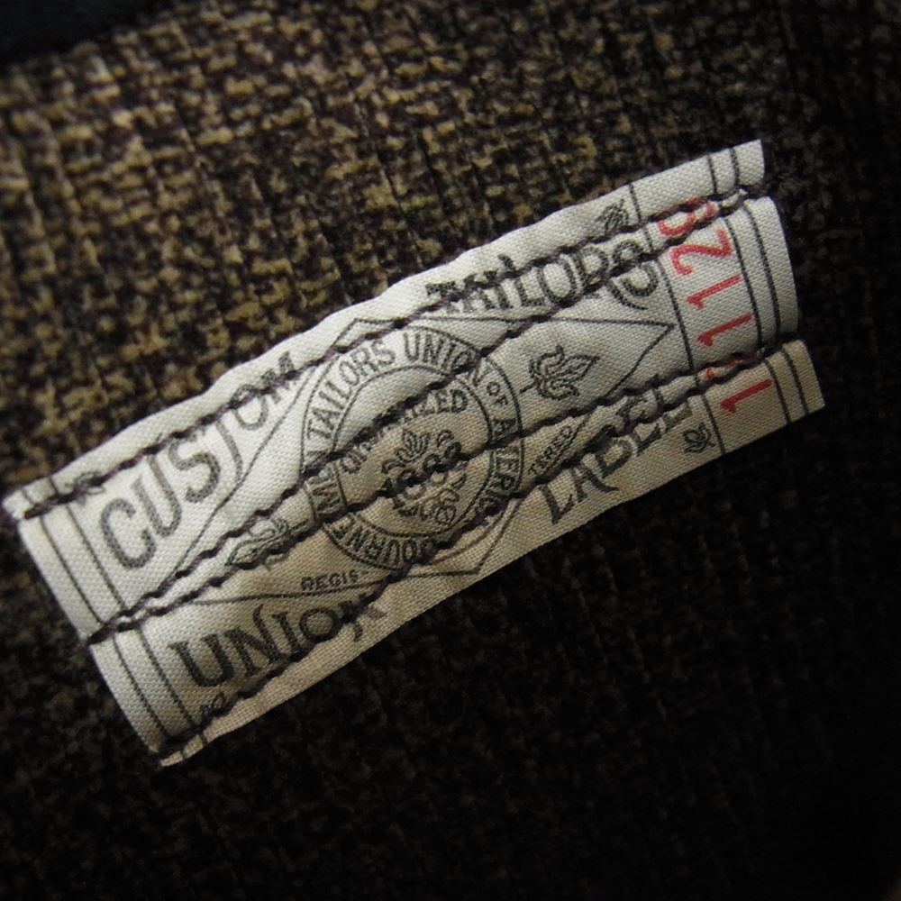 FREEWHEELERS フリーホイーラーズ Great Lakes Gmt. Mfg. Co. グレイトレイクス コーデュロイ スポーツ ジャケット ブロードヴィッチ ショールカラー ブラウン系 38【中古】