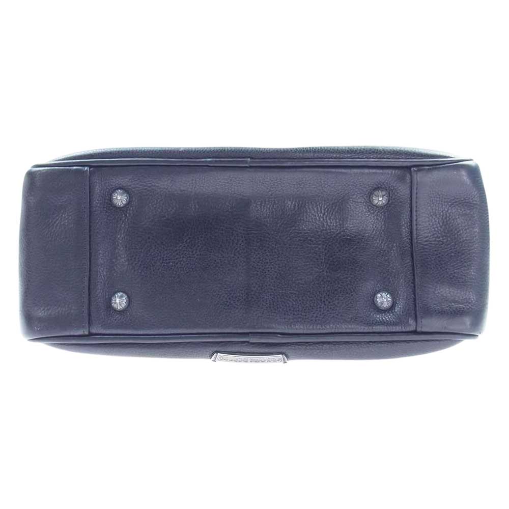 CHROME HEARTS クロムハーツ（原本無） 現行型 CHチャーム付 GYM ジム バッグ スモール レザー バッグ ブラック系【中古】