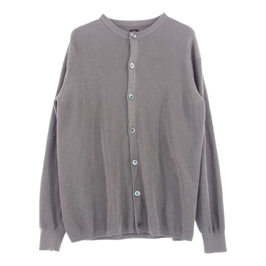 バトナー BN-20FW-071 for SHIPS シップス HARD TWIST CREW NECK CARDIGAN ハード ツイスト クルーネック カーディガン グリーン系 3【中古】