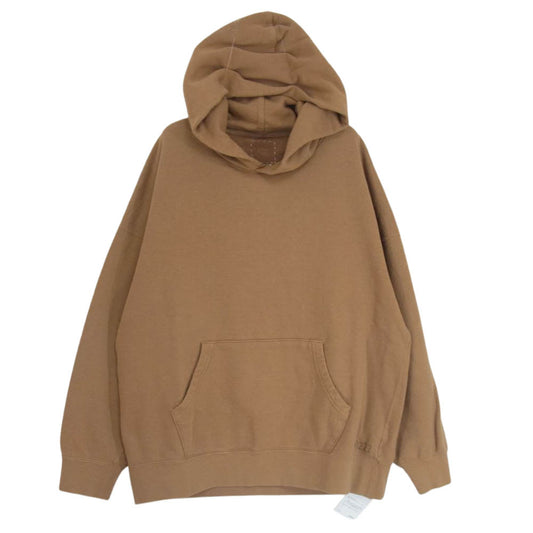 VISVIM ビズビム 18AW 0118205010037 JUMBO HOODIE P.O NUMBERING ジャンボ フーディー プルオーバー パーカー ブラウン系 2【中古】