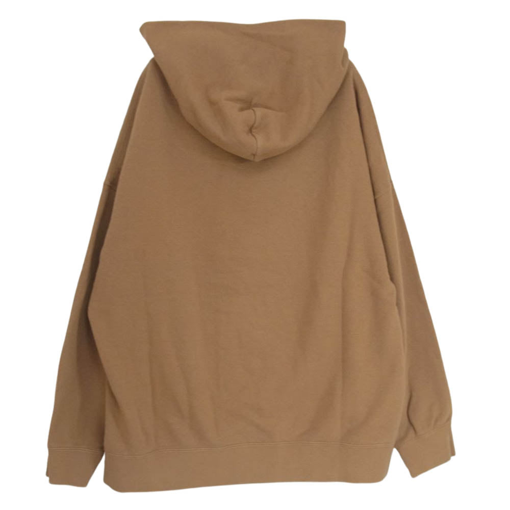 VISVIM ビズビム 18AW 0118205010037 JUMBO HOODIE P.O NUMBERING ジャンボ フーディー プルオーバー パーカー ブラウン系 2【中古】