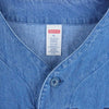 Supreme シュプリーム 22AW Denim Baseball Jersey ベースボール ジャージー デニムシャツ ブルー系 XL【中古】