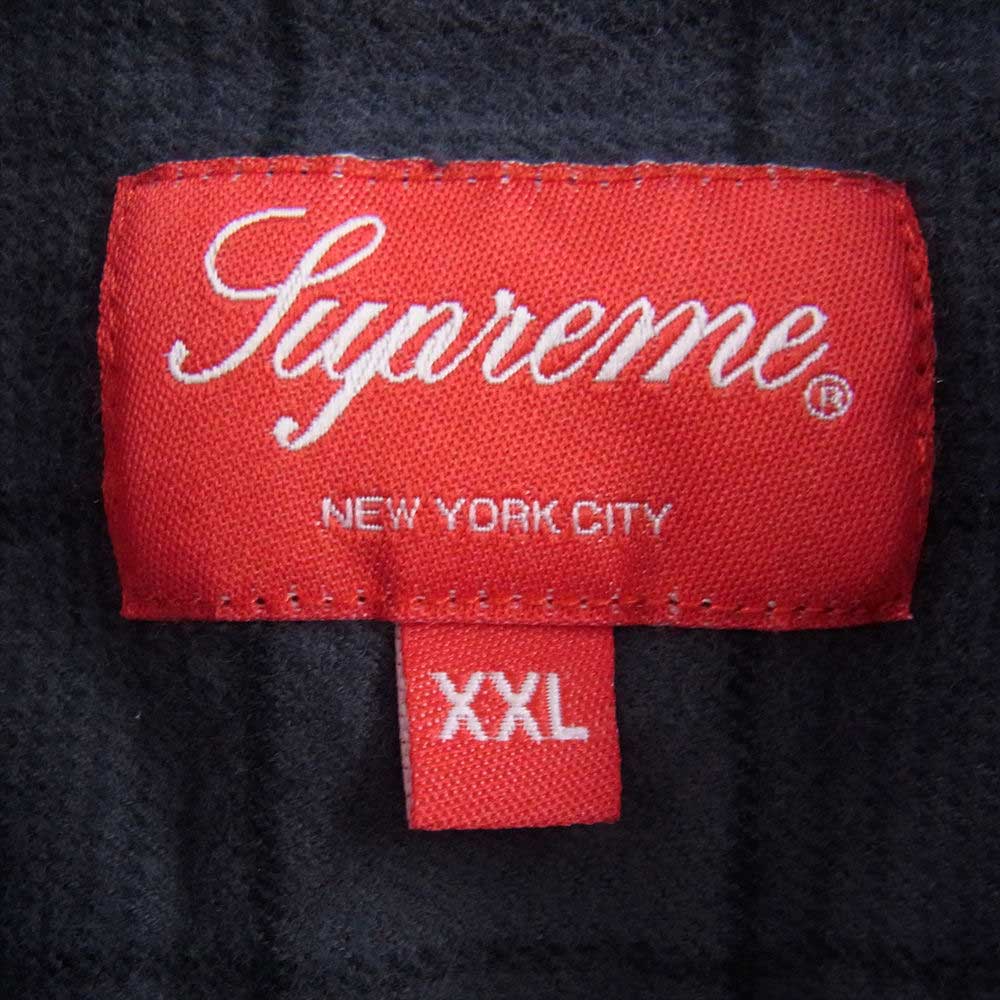 Supreme シュプリーム 23SS Shadow Plaid Flannel Shirt シャドウプレイド フランネル ボタンダウン チェック シャツ ダークグレー系 XXL【中古】