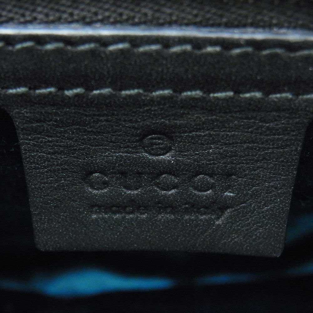 GUCCI グッチ 503877 オフィディア スモール ドラゴン 刺繍 エンブロイダリ― チェーン ショルダーバッグ ブラック系 ダークネイビー系【中古】