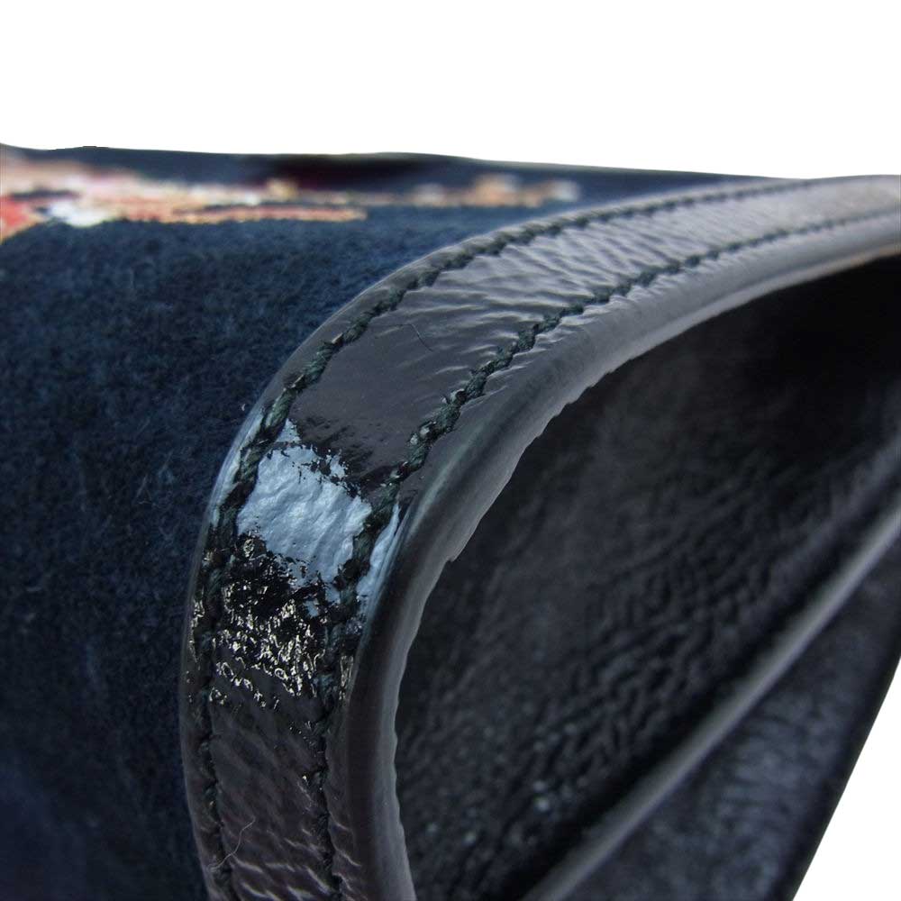 GUCCI グッチ 503877 オフィディア スモール ドラゴン 刺繍 エンブロイダリ― チェーン ショルダーバッグ ブラック系 ダークネイビー系【中古】