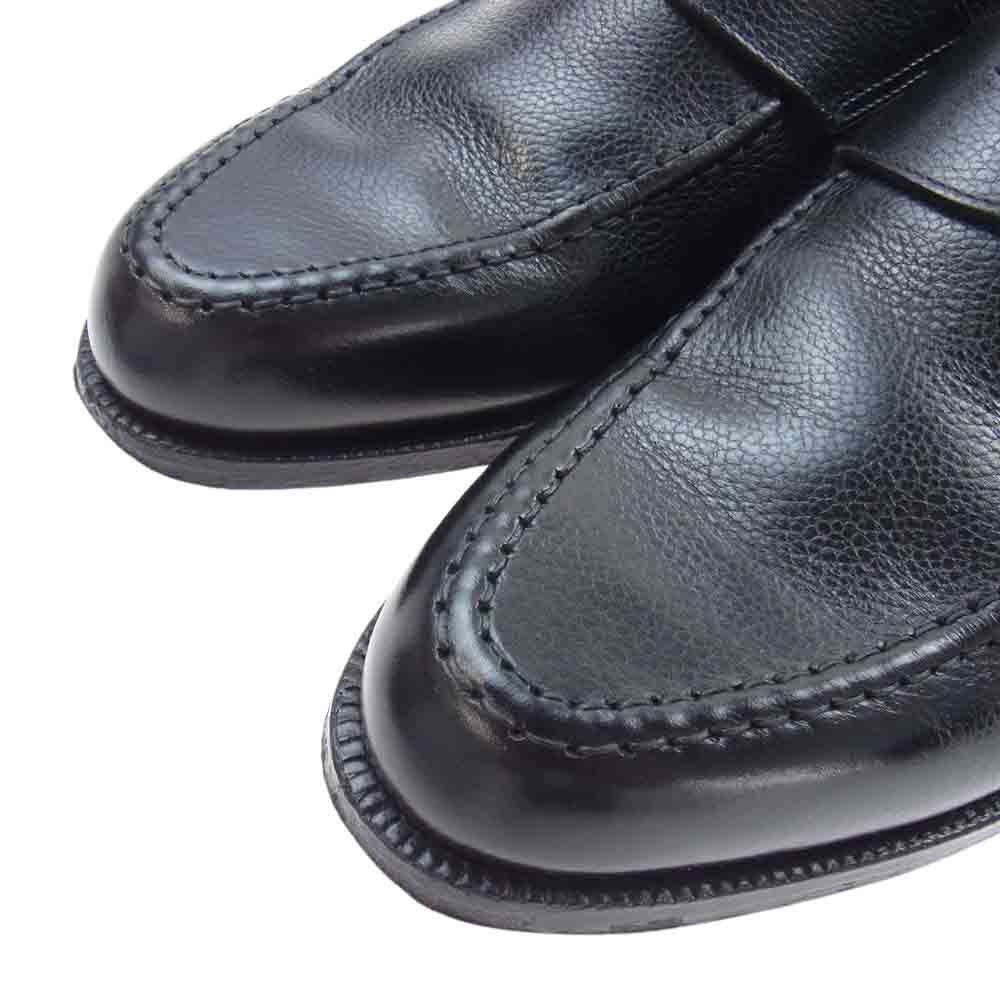 CROCKETT&JONES クロケットアンドジョーンズ 25965A-G21L1-BJ 英国製 バーニーズニューヨーク限定 別注 366ラスト SELSEY セルシー レザー コインローファー ブラック系 8.5【中古】
