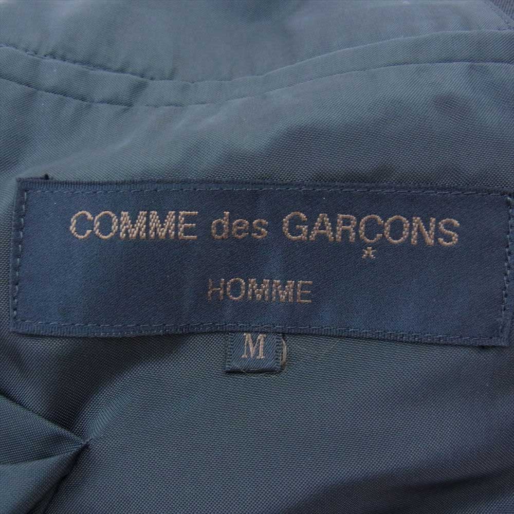 COMME des GARCONS HOMME コムデギャルソンオム HS-08001M AD1994 ピークドラペル ダブル ウール テーラードジャケット 2タック ワイドスラックスパンツ  セットアップ ブラック系 M【中古】