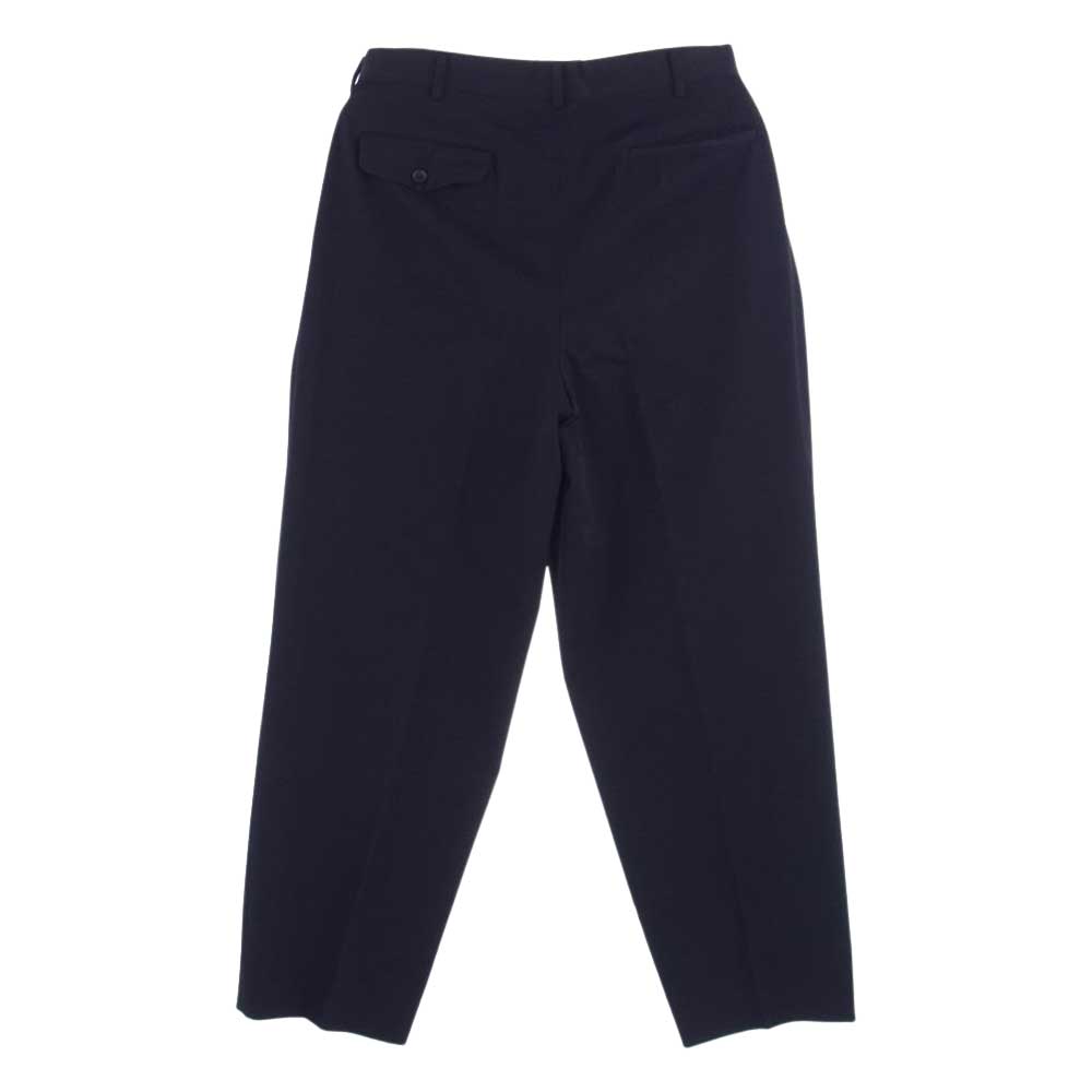COMME des GARCONS HOMME コムデギャルソンオム HS-08001M AD1994 ピークドラペル ダブル ウール テーラードジャケット 2タック ワイドスラックスパンツ  セットアップ ブラック系 M【中古】