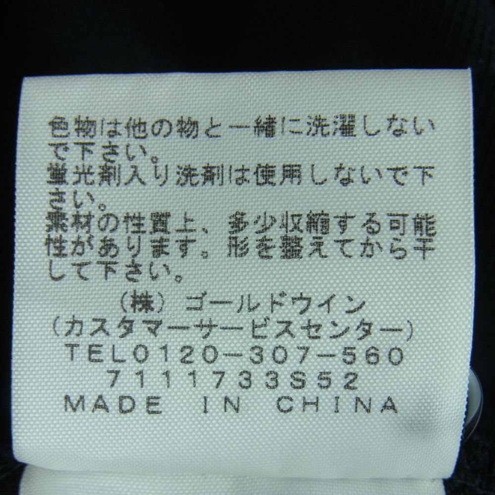 THE NORTH FACE ノースフェイス NT21738 Polo Shirt ロゴ ポロ 半袖 シャツ 中国製 ブラック系 XL【中古】