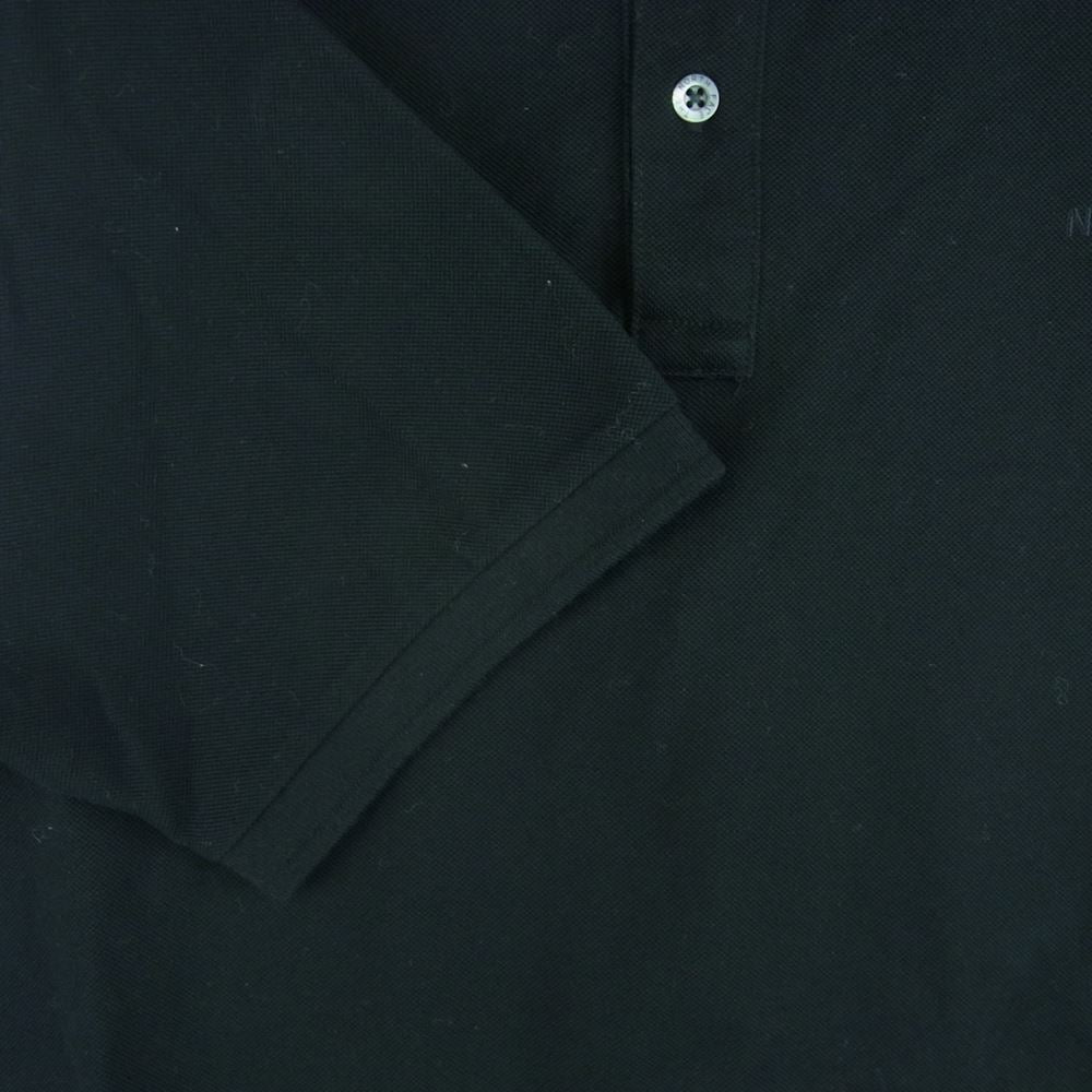 THE NORTH FACE ノースフェイス NT21738 Polo Shirt ロゴ ポロ 半袖 シャツ 中国製 ブラック系 XL【中古】