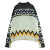 Sacai サカイ 22AW 22-02908M Nordic Knit Pullover ノルディック サイドスリット ニット プルオーバー オフホワイト系 グレイッシュダークブラウン系 2【美品】【中古】