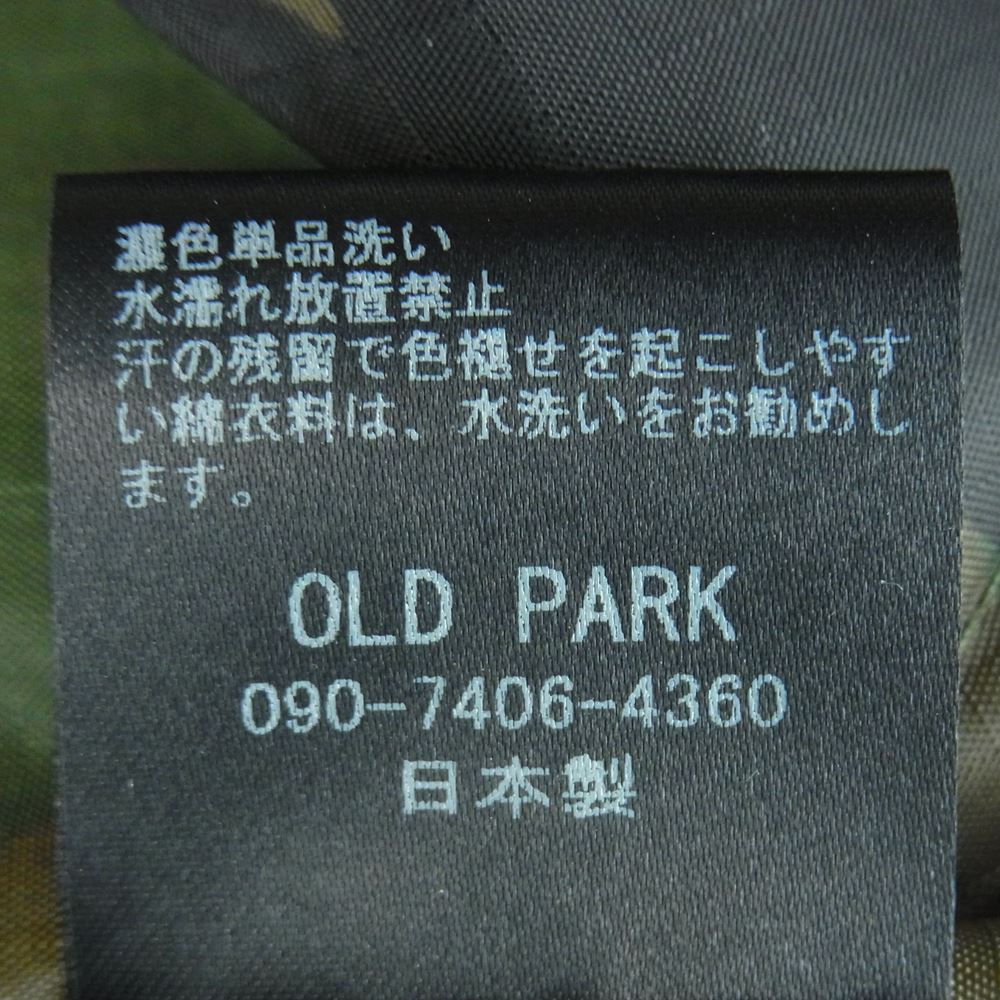 オールドパーク OP-440 FLIGHT JACKET TEE ザ ビートルズ オーバーサイズ リメイク ボンバー フライト ジャケット ブルゾン ブラック系 M【中古】