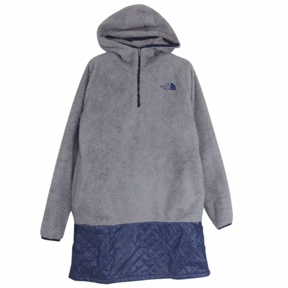 THE NORTH FACE ノースフェイス NAW71205 PRIMA ONE PIECE プリマ フリース ハーフジップ ワンピース  グレー系 M【中古】