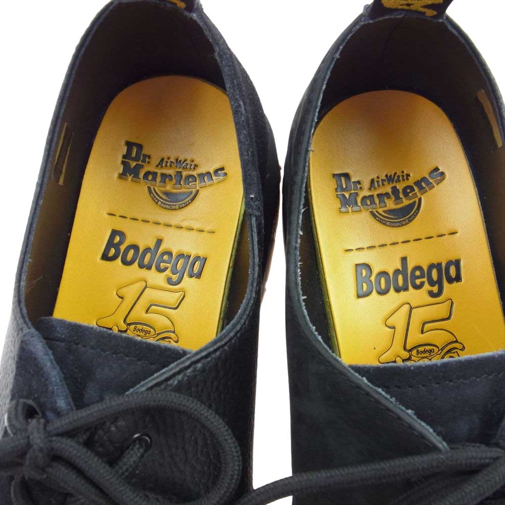 Dr.Martens ドクターマーチン 27045001 1461 BODEGA Ⅱ ボデガ 3ホール レザー シューズ ブラック ブラック系 29cm【極上美品】【中古】