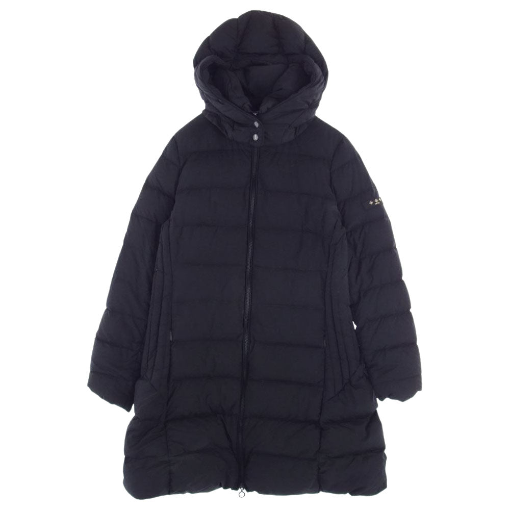 TATRAS タトラス LTA18A4496 POLITEAMA ポリテアマ フード着脱可能 ダウンコート ダウンジャケット ブラック系 05：XXL【中古】