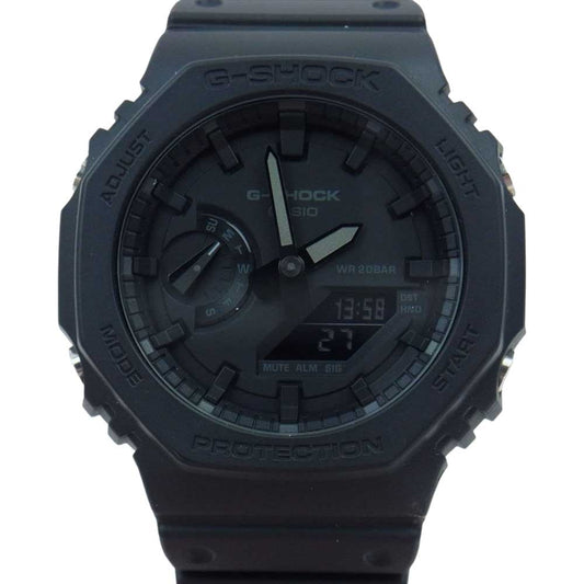 CASIO G-SHOCK カシオ ジーショック GA-2100-1A1JF カーボンコアガード デジアナ リストウォッチ 時計 ブラック系【極上美品】【中古】