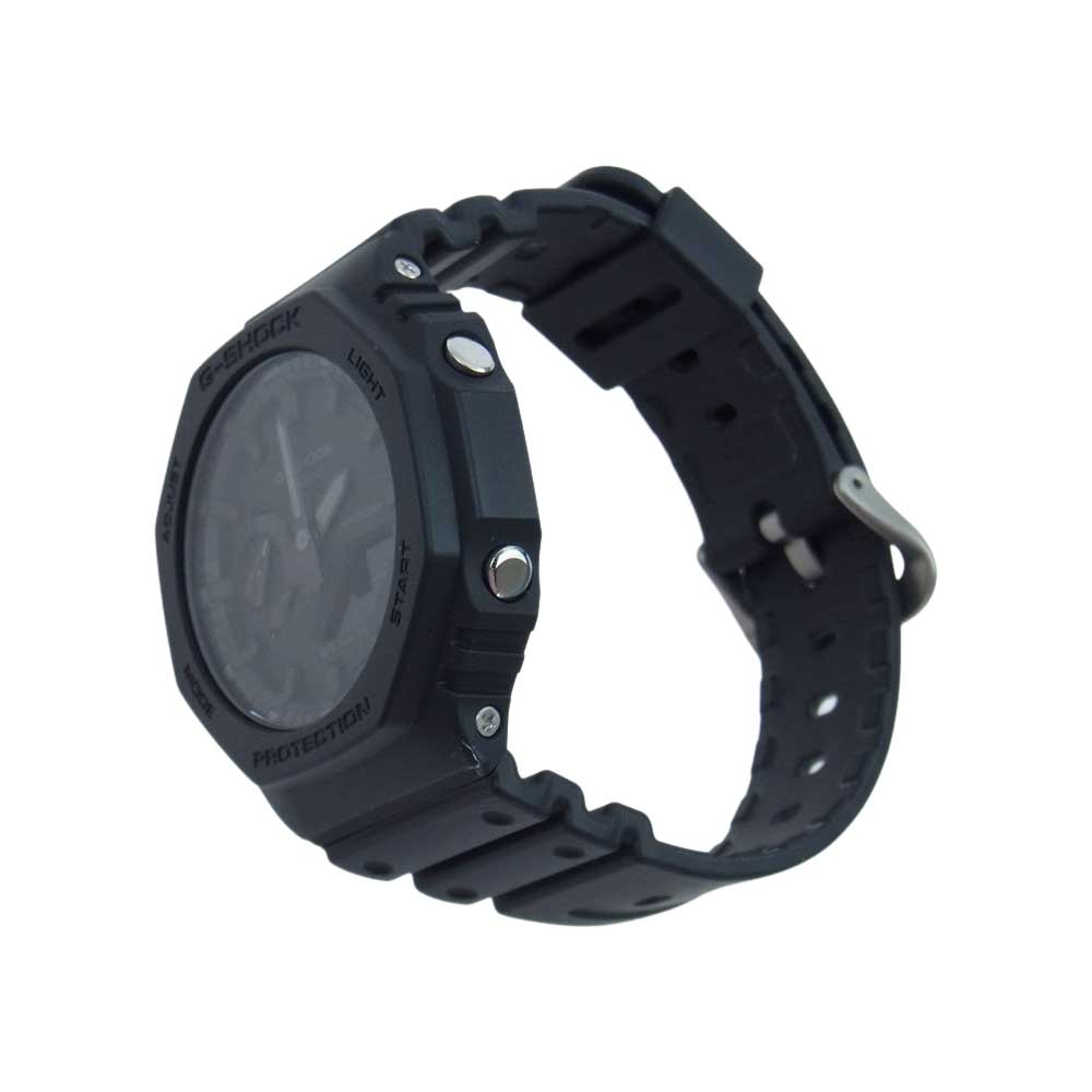 CASIO G-SHOCK カシオ ジーショック GA-2100-1A1JF カーボンコアガード デジアナ リストウォッチ 時計 ブラック系【極上美品】【中古】