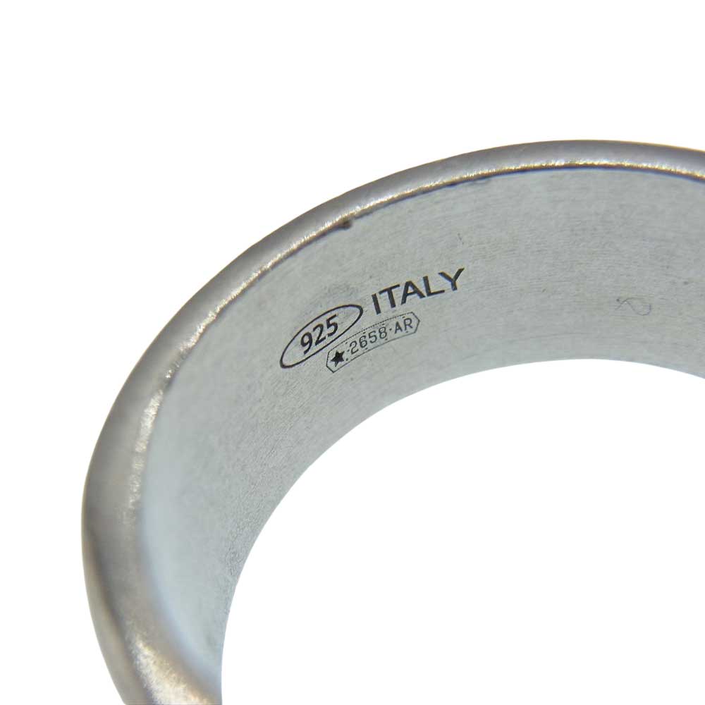 MAISON MARGIELA メゾンマルジェラ TWIST RING ツイスト ナンバー リング  シルバー系 19号【中古】