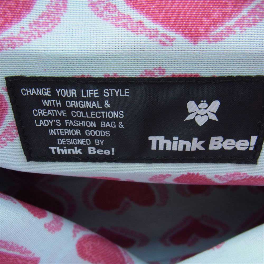 シンクビー ジャストハート パッチワーク 素材切替 トートバッグ ハンドバッグ マルチカラー系【中古】