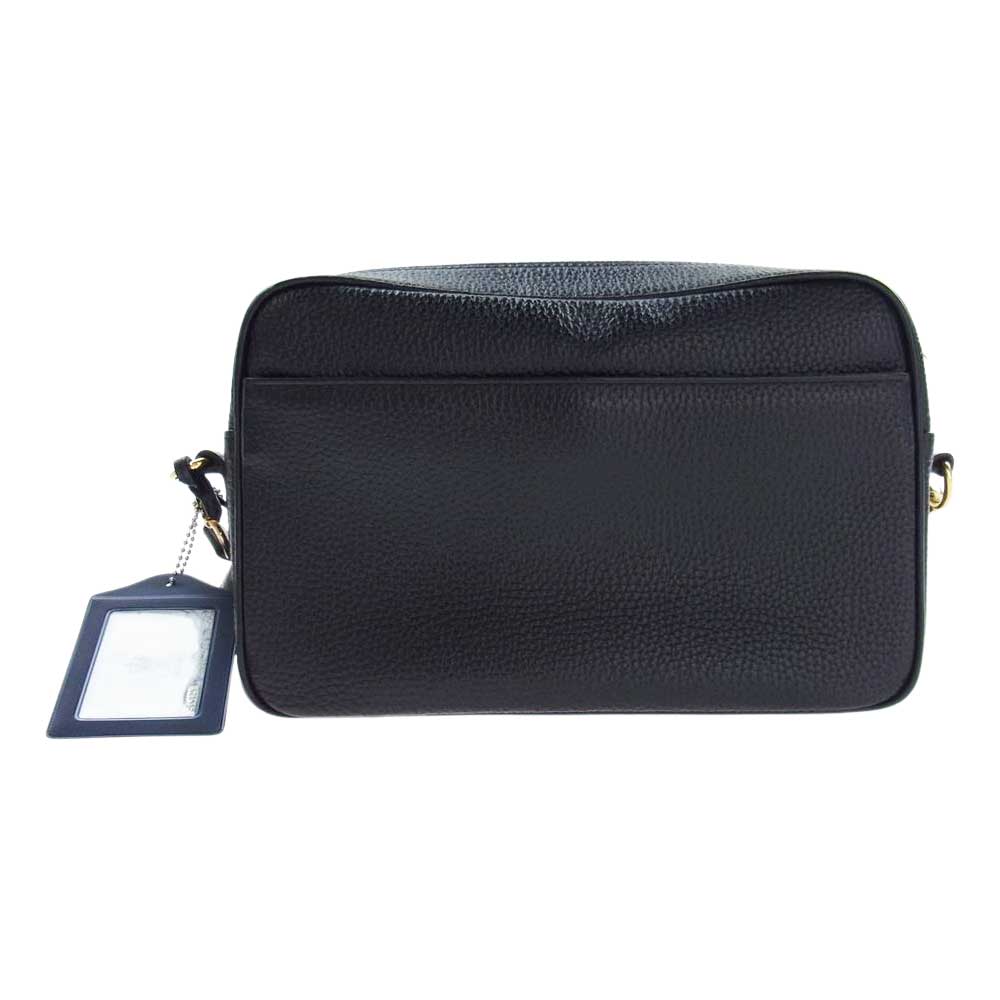 エーディーエムジェイ スワロフスキー クリスタル ビジュー レザー ショルダーバッグ ブラック系【美品】【中古】