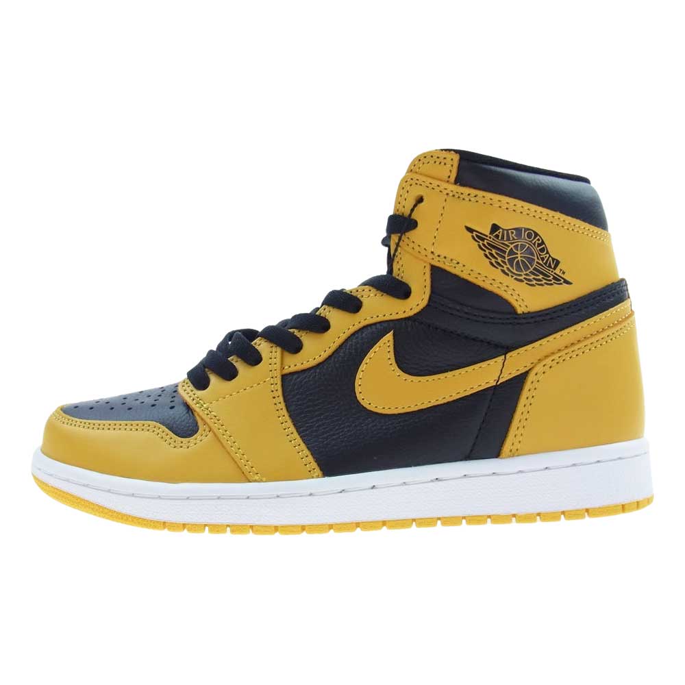 NIKE ナイキ 555088-701 AIR JORDAN 1 AJ1 RETRO HIGH OG POLLEN エアジョーダン レトロ ハイ パラン イエロー ブラック系 イエロー系 26cm【新古品】【未使用】【中古】