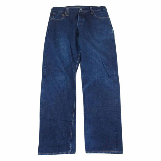 EVISU エヴィス Lot.2001 No.1 SPECIAL カモメ プリント デニム パンツ インディゴブルー系 36【中古】