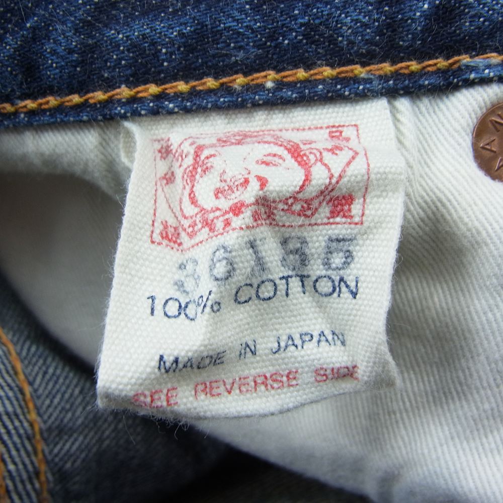 EVISU エヴィス Lot.2001 No.1 SPECIAL カモメ プリント デニム パンツ